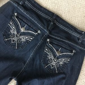 Avenue Denim Straight leg jeans size 14T